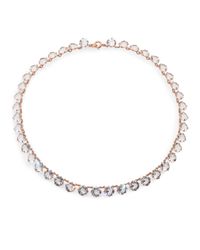 Ca&Lou | Pink Debutante Crystal Necklace | Lyst