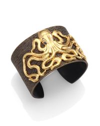 Iam By Ileana Makri | Black Octupus Cuff | Lyst