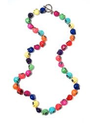 Shebee | Multicolor The Colt Skull Necklace | Lyst