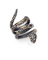 Alexis Bittar | Metallic Jeweled Snake Ring | Lyst