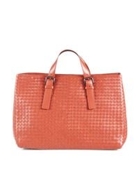Bottega Veneta | Pink East/west Leather Tote for Men | Lyst