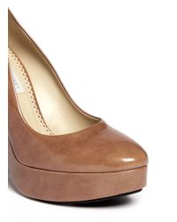 Stella McCartney | Brown Printed Tortoiseshell Heel Platform Pumps | Lyst