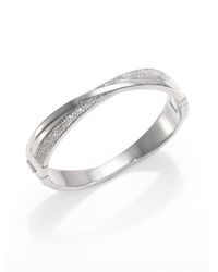 Michael Kors | Metallic Sparkle Crisscross Bracelet | Lyst