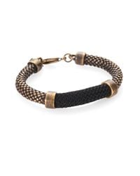 Orly Genger By Jaclyn Mayer | Black Cast Rope Bracelet | Lyst