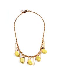 Lulu Frost - Metallic Banana Necklace - Lyst