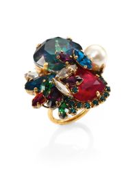 Erickson Beamon | Multicolor Velocity Cluster Ring | Lyst