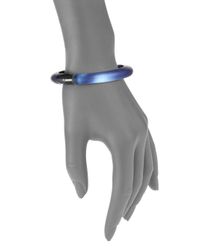 Alexis Bittar | Blue Smooth Lucite Bangle Bracelet | Lyst