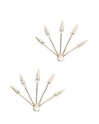 Pamela Love | Metallic Five Spike Earrings | Lyst