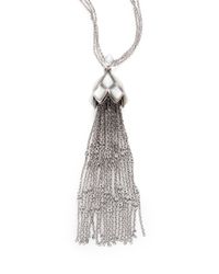 Stephen Webster | Metallic Mother-of-pearl And Sterling Silver Tassel Necklace | Lyst