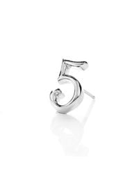 Lulu Frost - Metallic Code Sterling Silver 5 Earring - Lyst