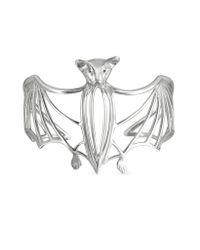 Bernard Delettrez | Metallic Silver Cated Bat Cuff Bracelet | Lyst