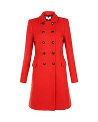 Hobbs Maisie Coat in Red | Lyst