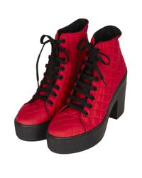 top shop lace up boots