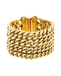 Lizzie Fortunato | Metallic Large Chainmail Cuff | Lyst