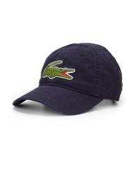 Lacoste | Blue Cotton Baseball Cap for Men | Lyst