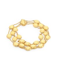 Marco Bicego | Metallic 18k Gold Multirow Station Bracelet | Lyst