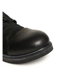 Marsèll | Black Contrast Toe-cap Derbies for Men | Lyst