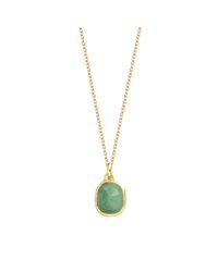 Monica Vinader | Green Siren Medium Bezel Pendant | Lyst