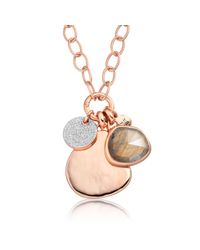 Monica Vinader | Metallic Ava Disc Pendant | Lyst
