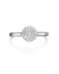 Monica Vinader | Metallic Ava Button Ring | Lyst