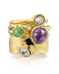 Monica Vinader | Metallic Siren Wide Band | Lyst