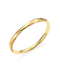 Ippolita | Metallic 18k Gold Faceted Bangle Bracelet | Lyst