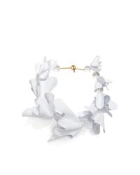 SUNO | White Plastic and Glass Bead Necklace | Lyst