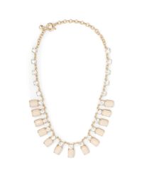 J.Crew | Natural Crystal Fringe Necklace | Lyst