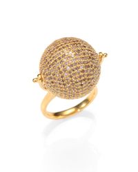 Jade Jagger | Metallic Diamond Disco Ball Ring | Lyst