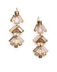 kate spade new york | Multicolor Faceted Cluster Drop Earrings | Lyst