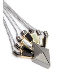 Eddie Borgo | Gray Horus Drop Earrings | Lyst