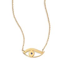 Jennifer Zeuner | Yellow Eye Pendant Necklace | Lyst