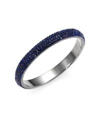 ABS By Allen Schwartz | Blue Pavé Bangle Bracelet | Lyst