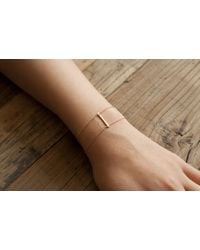 Loren Stewart | Metallic Diamond Bar Chain Bracelet | Lyst