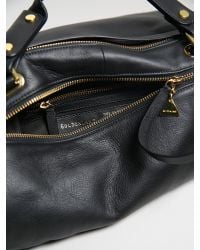 Golden Lane - Soave Duo Satchel Black - Lyst