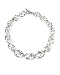 Ippolita | Metallic Sterling Silver Amoeba Link Necklace | Lyst
