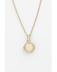 Marc By Marc Jacobs | Metallic Classic Enamel Disc Pendant Necklace | Lyst