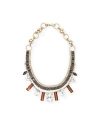 Club Monaco | Brown Erickson Beamon Jet Necklace | Lyst