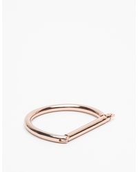 Miansai | Pink Rose Gold Tarn Cuff | Lyst