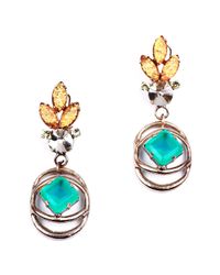 Lulu Frost - Althea Green Earrings - Lyst
