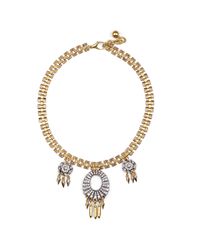 Lulu Frost - Metallic Roma Necklace Clear - Lyst