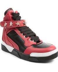 Givenchy | Black Tyson Star High-top Sneaker | Lyst