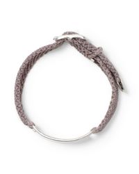 Scosha | Gray Belt Id Bracelet for Men | Lyst