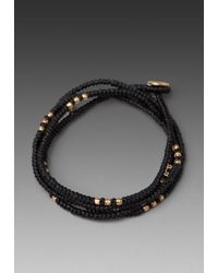 Lyst M Cohen 4 Layer Wrap Bracelet In Black For Men M Cohen