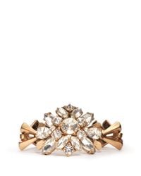 J.Crew | Metallic Crystal Chevron-link Bracelet | Lyst