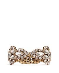 J.Crew | White Crystal Icicle Bracelet | Lyst