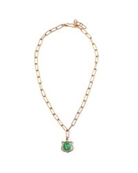 Lulu Frost - Metallic George Frost Bullet Sheild Necklace Brass for Men - Lyst