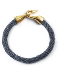 Lulu Frost - Blue George Frost Harpoon Bracelet Navybrass for Men - Lyst