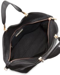 Lyst - Elizabeth and james Cynnie Leather Satchel Bag in Black