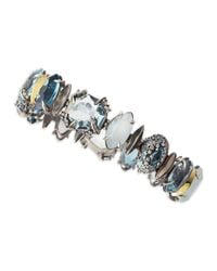 Alexis Bittar Fine | Blue Large Midnight Marquise Bracelet | Lyst